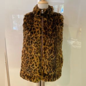 J. Crew Faux Fur Vest